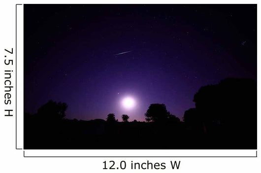 Bolide from Geminids Meteor Wall Decal