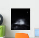 Crescent Moon and Waves Wall Decal