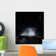 Crescent Moon and Waves Wall Decal
