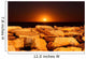 Moon Rising behind Rocks Wall Decal