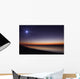 Moon and Venus Twilight Wall Decal
