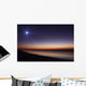 Moon and Venus Twilight Wall Decal