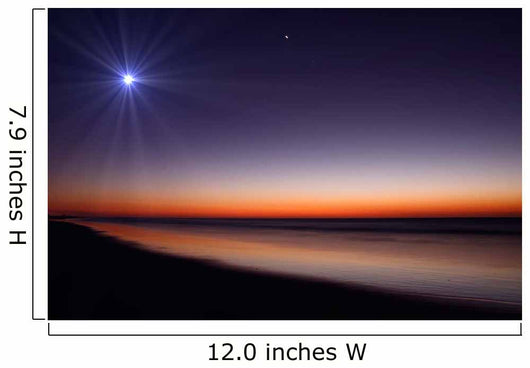 Moon and Venus Twilight Wall Decal