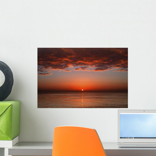 Layer Clouds Is Lit Wall Decal