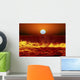 Sun and Ocean Waves Wall Decal