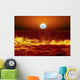 Sun and Ocean Waves Wall Decal