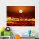 Sun and Ocean Waves Wall Decal