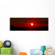 Panoramic Image Where Clouds Wall Decal