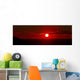Panoramic Image Where Clouds Wall Decal