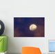 Moon between Colorful Clouds Wall Decal