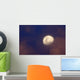 Moon between Colorful Clouds Wall Decal