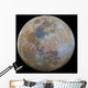 Almost Full Moon Color Wall Decal