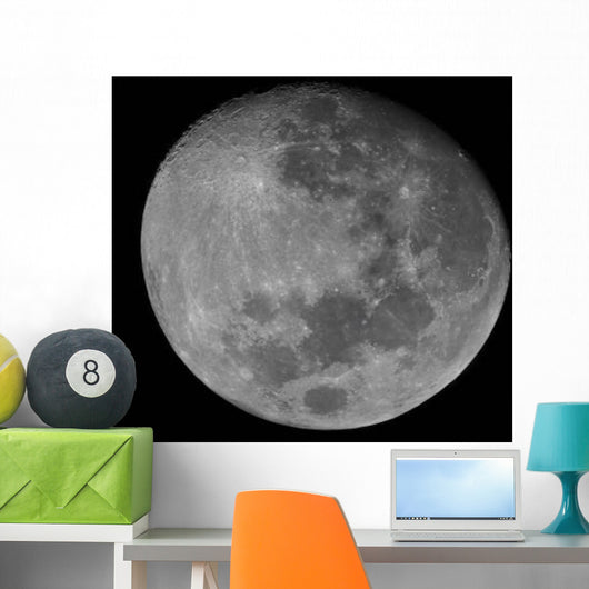 Waxing Gibbous Moon High Wall Decal