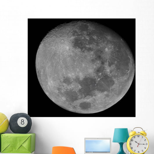 Waxing Gibbous Moon High Wall Decal