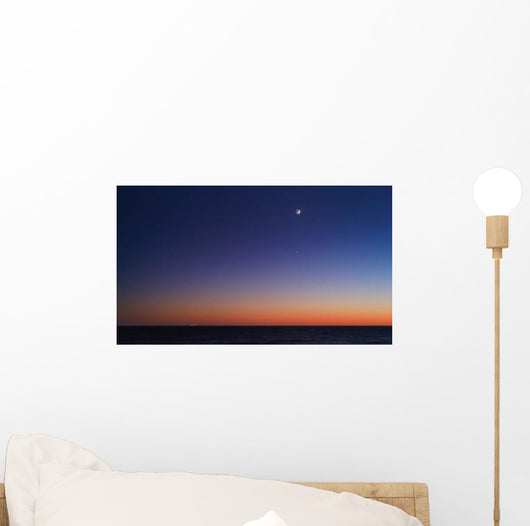 Moon Venus and Regulus Wall Decal
