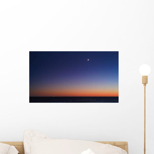 Moon Venus and Regulus Wall Decal