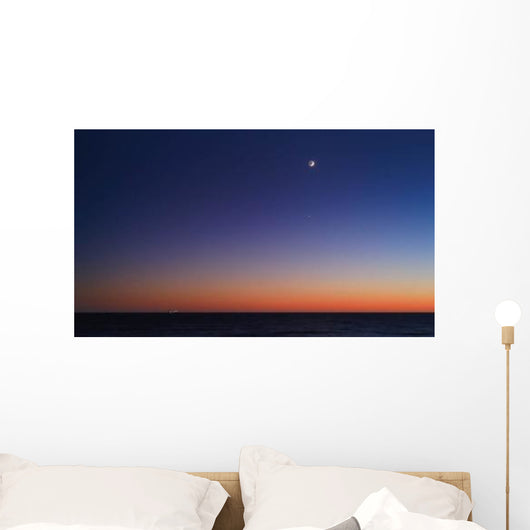 Moon Venus and Regulus Wall Decal