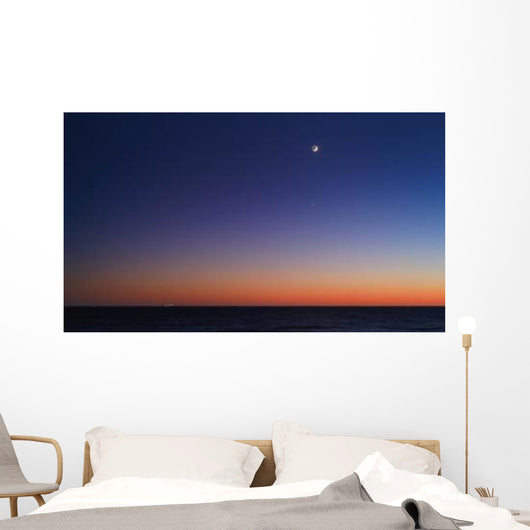 Moon Venus and Regulus Wall Decal