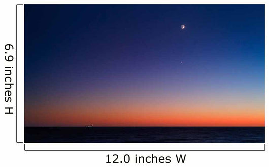 Moon Venus and Regulus Wall Decal
