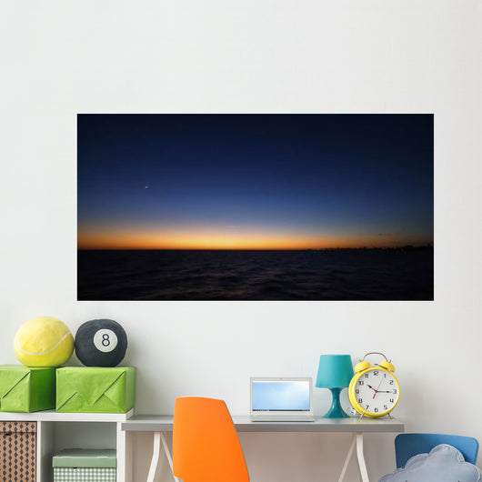 Moon and Venus Conjunction Wall Decal Design 1