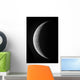 Waxing Crescent Moon High Wall Decal Design 1
