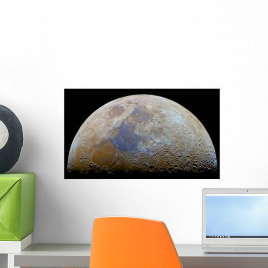Moon with Transient Lunar-x Wall Decal