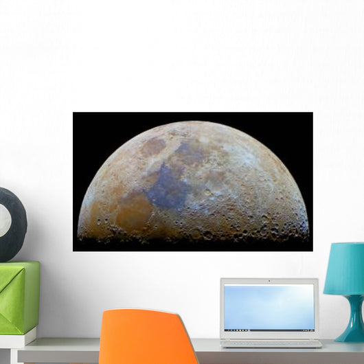 Moon with Transient Lunar-x Wall Decal