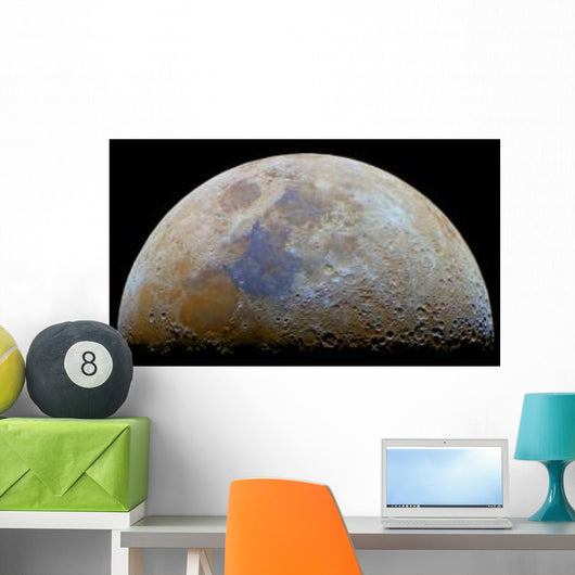 Moon with Transient Lunar-x Wall Decal