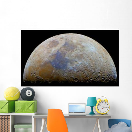 Moon with Transient Lunar-x Wall Decal