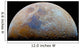 Moon with Transient Lunar-x Wall Decal