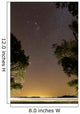 Orion Constellation between Trees Wall Decal