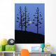 Moon Rising between Agave Wall Decal