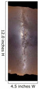 Vertical Panorama Showing Milky Wall Decal