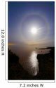 22 Degrees Halo around Wall Decal Design 2