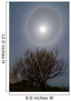 22 Degrees Halo around Wall Decal Design 1