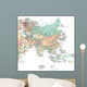 Map of Asia Wall Mural