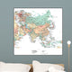 Map of Asia Wall Mural