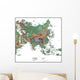 Map of Asia Wall Mural