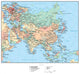 Map of Asia Wall Mural