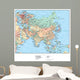 Map of Asia Wall Mural
