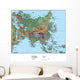 Map of Asia Wall Mural