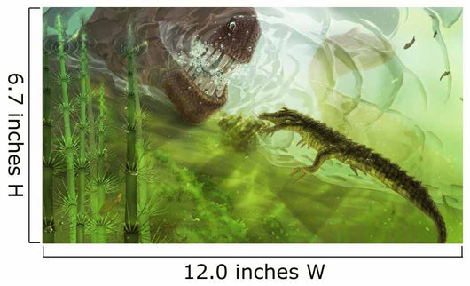Curious Koumpiodontosuchus Eyes Neovenator Wall Decal