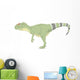 Allosaurus Pencil Drawing with Wall Decal