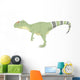 Allosaurus Pencil Drawing with Wall Decal