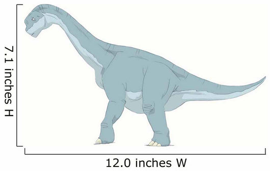Camarasaurus Pencil Drawing with Wall Decal