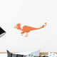 Deinonychus Pencil Drawing with Wall Decal