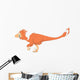 Deinonychus Pencil Drawing with Wall Decal