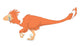 Deinonychus Pencil Drawing with Wall Decal