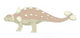 Euoplocephalus Pencil Drawing with Wall Decal