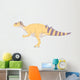 Iguanodon Pencil Drawing with Wall Decal